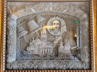 Открытие выставки «СВЯТОЙ ЛЁН» икон из льняной нит и ...
